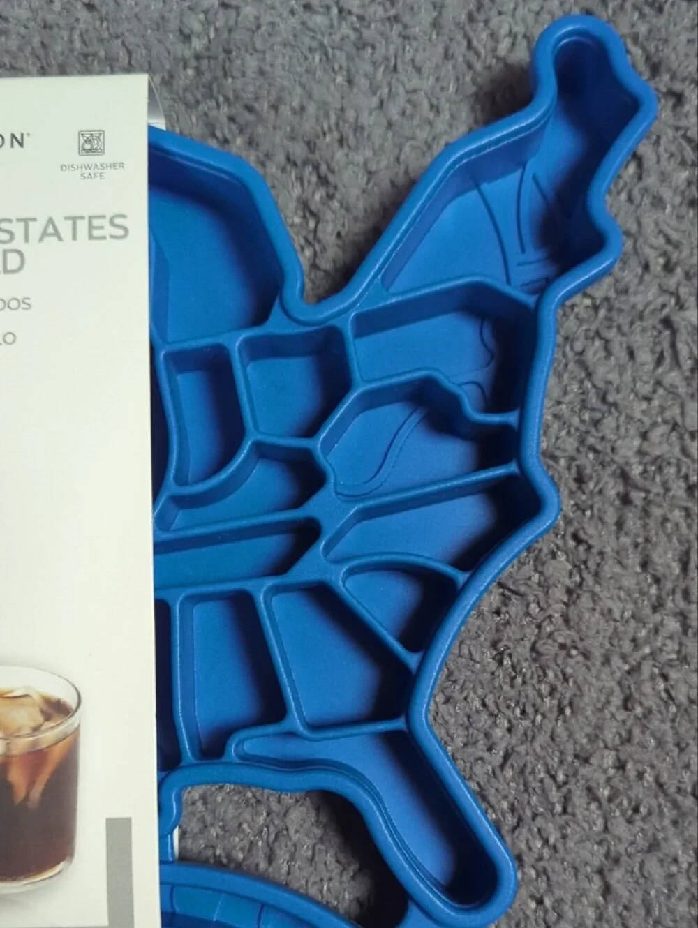 Crofton United States Map Ice Mold - Blue